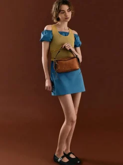 Mini Haylen Braided-Charm Shoulder Bag