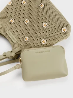 Mini Ida Flower Knitted Tote Bag