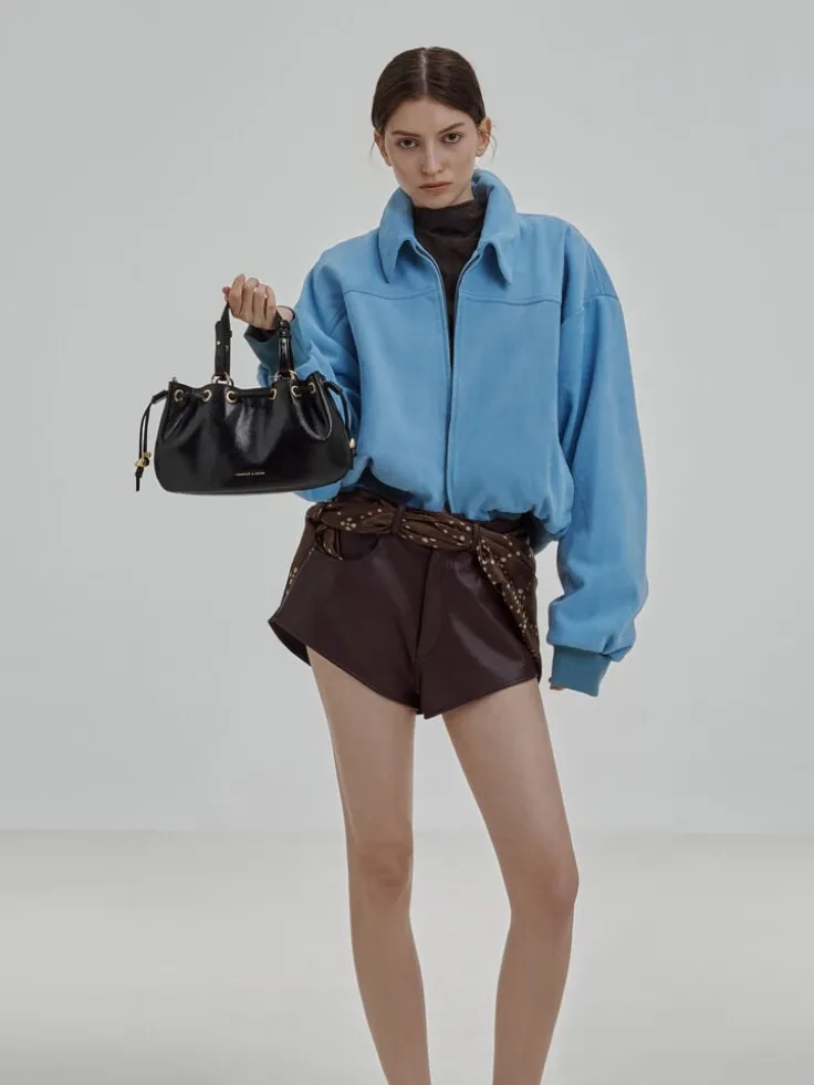 Mini Moxie Drawstring Bucket Bag