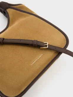Mini Sianna Contrast-Trim Tote Bag