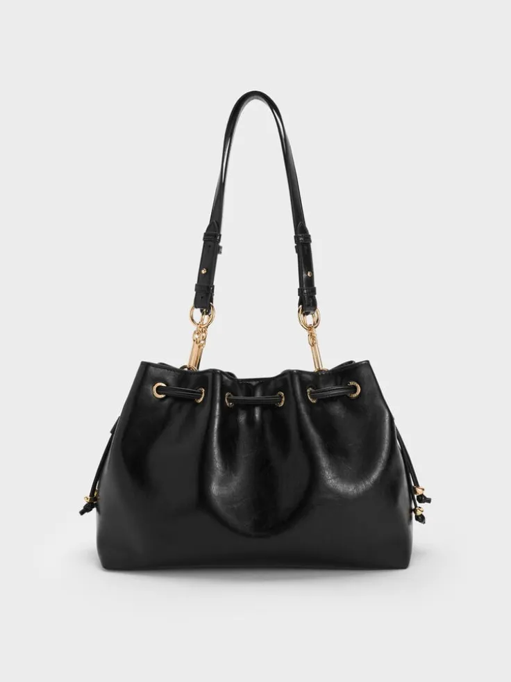 Moxie Drawstring Bucket Bag