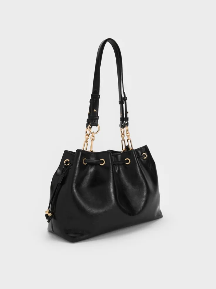 Moxie Drawstring Bucket Bag