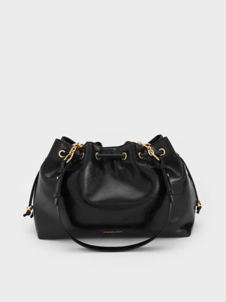 Moxie Drawstring Bucket Bag