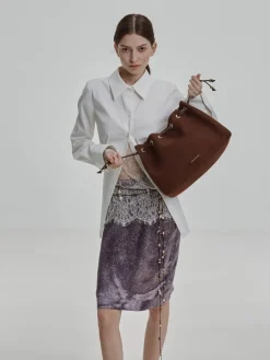 Moxie Drawstring Bucket Bag