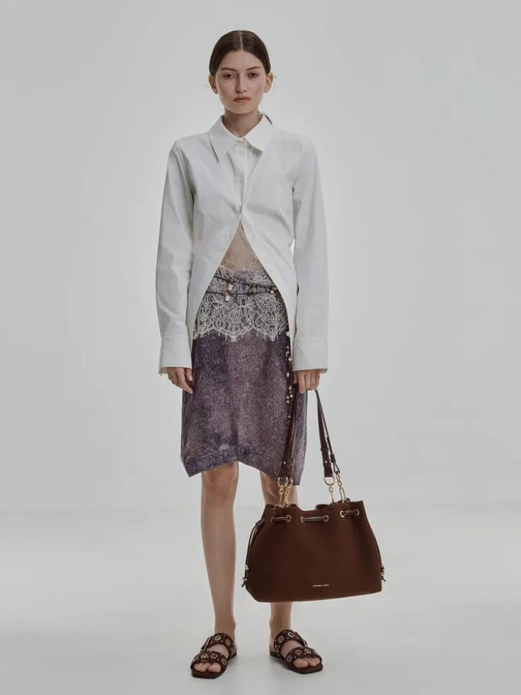 Moxie Drawstring Bucket Bag