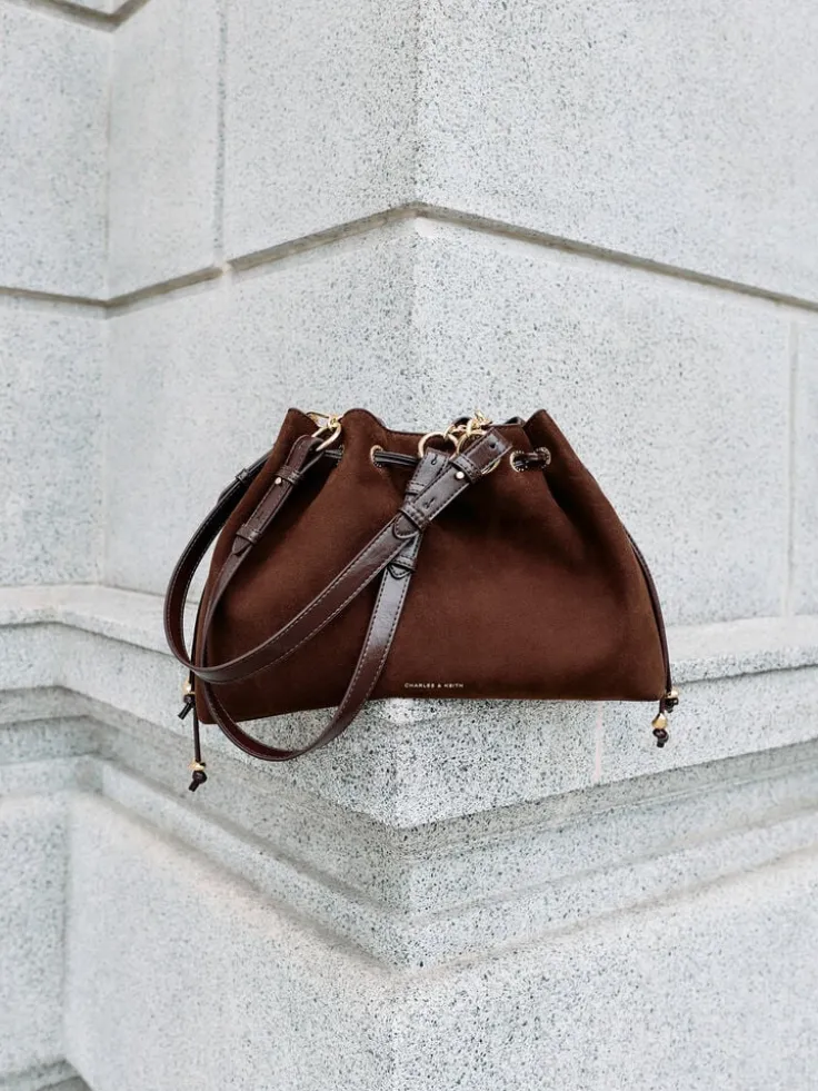 Moxie Drawstring Bucket Bag