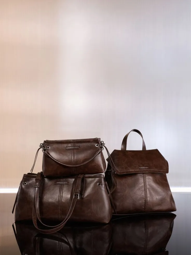 Noane Elongated-Handle Shoulder Bag