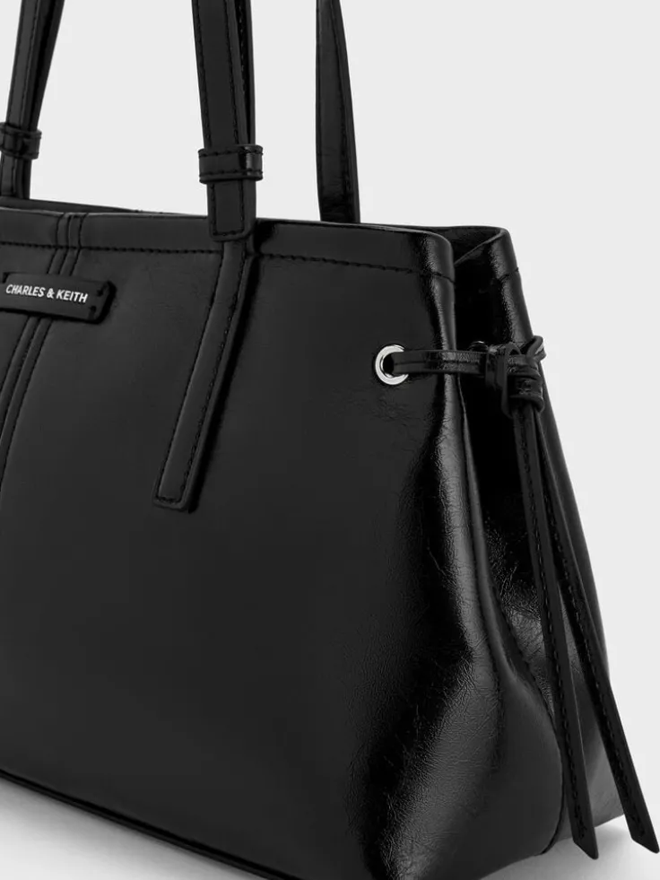 Noane Elongated-Handle Shoulder Bag