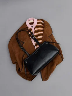 Noane Elongated-Handle Shoulder Bag