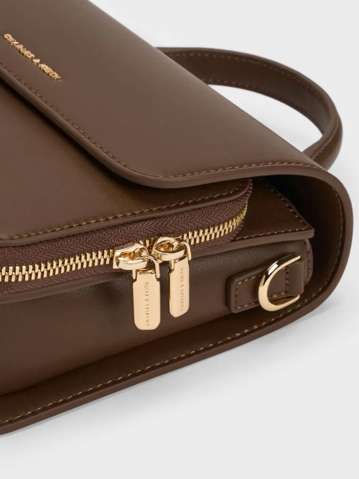 Octavia Front Flap Top Handle Bag