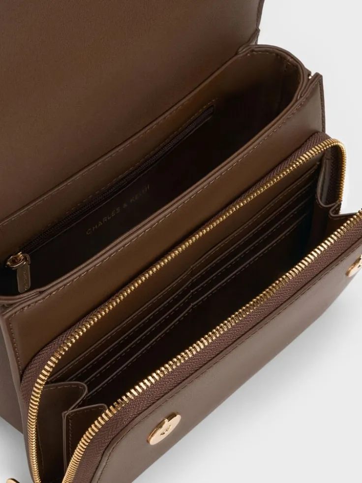 Octavia Front Flap Top Handle Bag