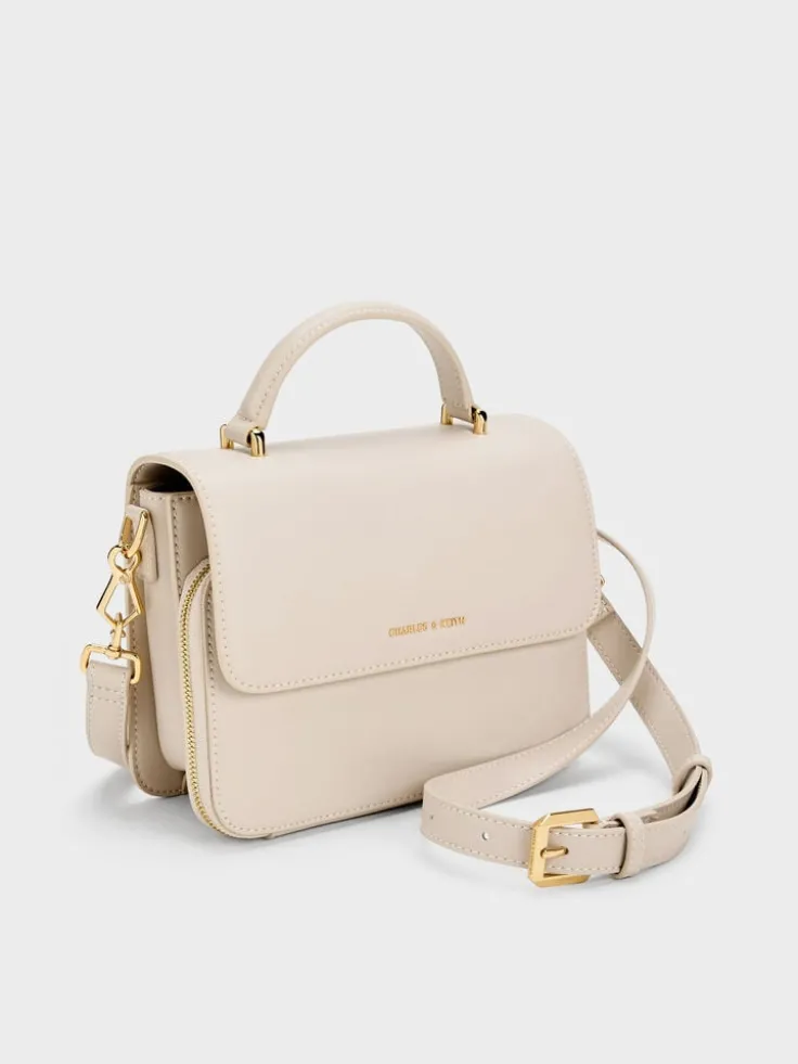 Octavia Front Flap Top Handle Bag