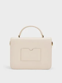 Octavia Front Flap Top Handle Bag