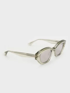 Onyx Cat-Eye Sunglasses