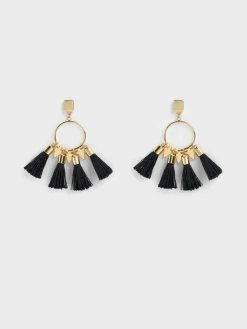 Orelia Tassel Drop Earrings