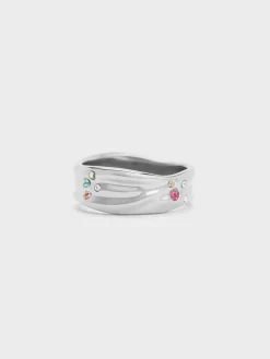 Orinda Crystal Sculptural Ring