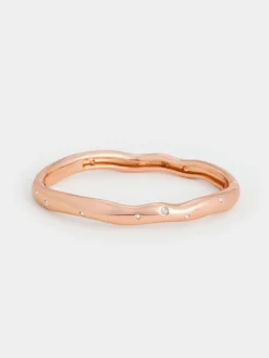 Ottilie Crystal Sculptural Bangle