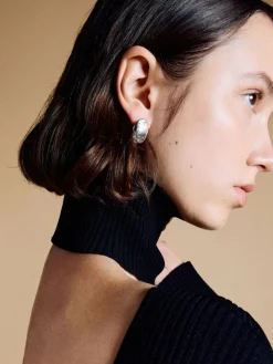 Ottilie Crystal Sculptural Stud Earrings