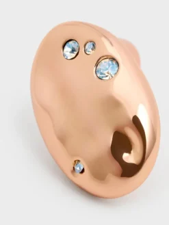 Ottilie Crystal Sculptural Stud Earrings