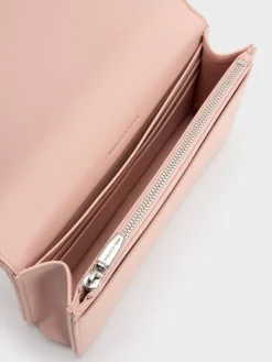 Paffuto Embroidered-Mesh Wallet On Chain