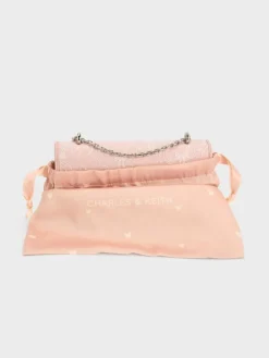 Paffuto Embroidered-Mesh Wallet On Chain