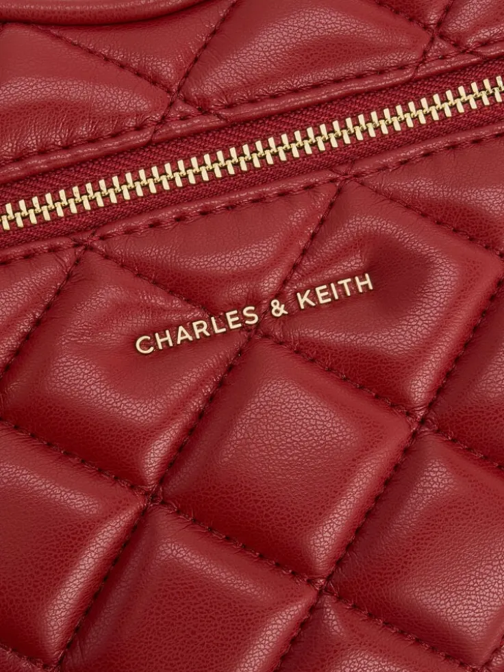 Paffuto Quilted Heart Crossbody Bag