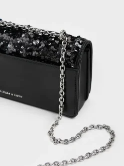 Paffuto Sequinned Wallet On Chain