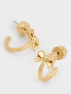 Paige Ribbon Stud Earrings