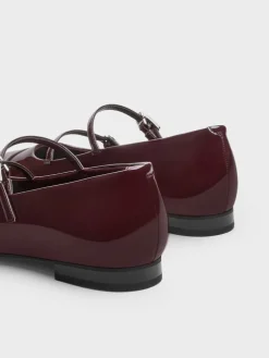 Patent Double-Strap Mary Janes