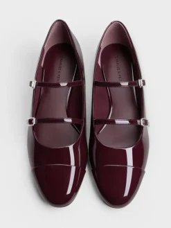 Patent Double-Strap Mary Janes