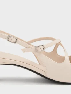 Pauline Patent Crossover Kitten Heels
