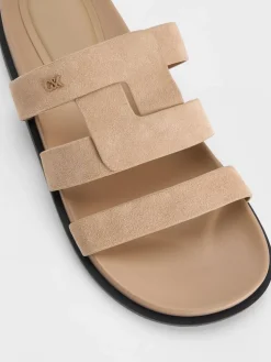 Petina Suede Flatform Sandals