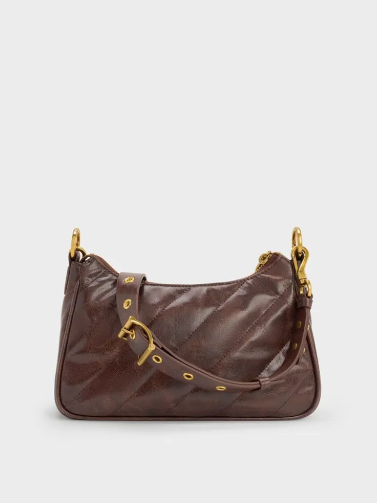 Philomena Double-Chain Crossbody Bag