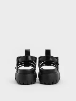 Platform Caged Sandals