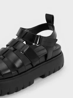 Platform Caged Sandals
