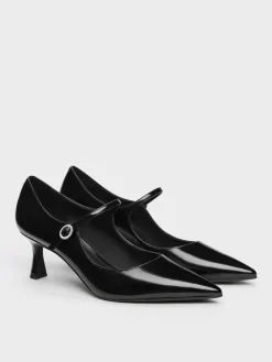 Pointed Mary Jane Pumps
