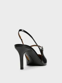 Pointed Slingback Mary Jane Pumps
