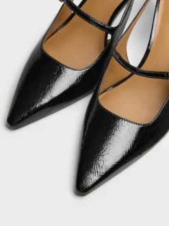 Pointed Slingback Mary Jane Pumps