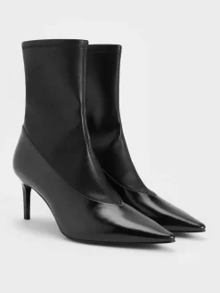Pointed Stiletto Ankle Boots