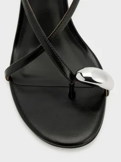 Raina Toe-Ring Heeled Sandals