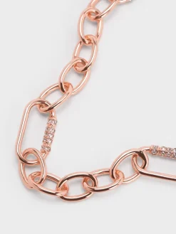 Reagan Crystal Chain-Link Bracelet