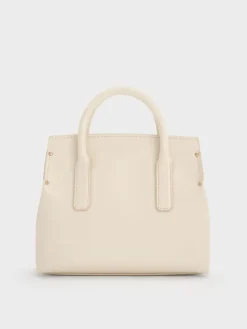 Rene Structured Top Handle Bag