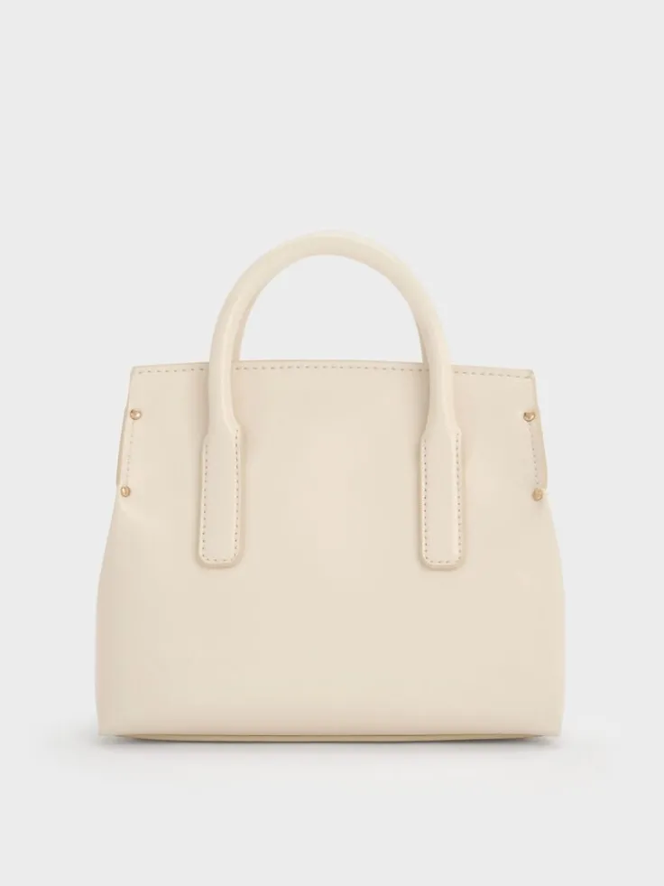 Rene Structured Top Handle Bag