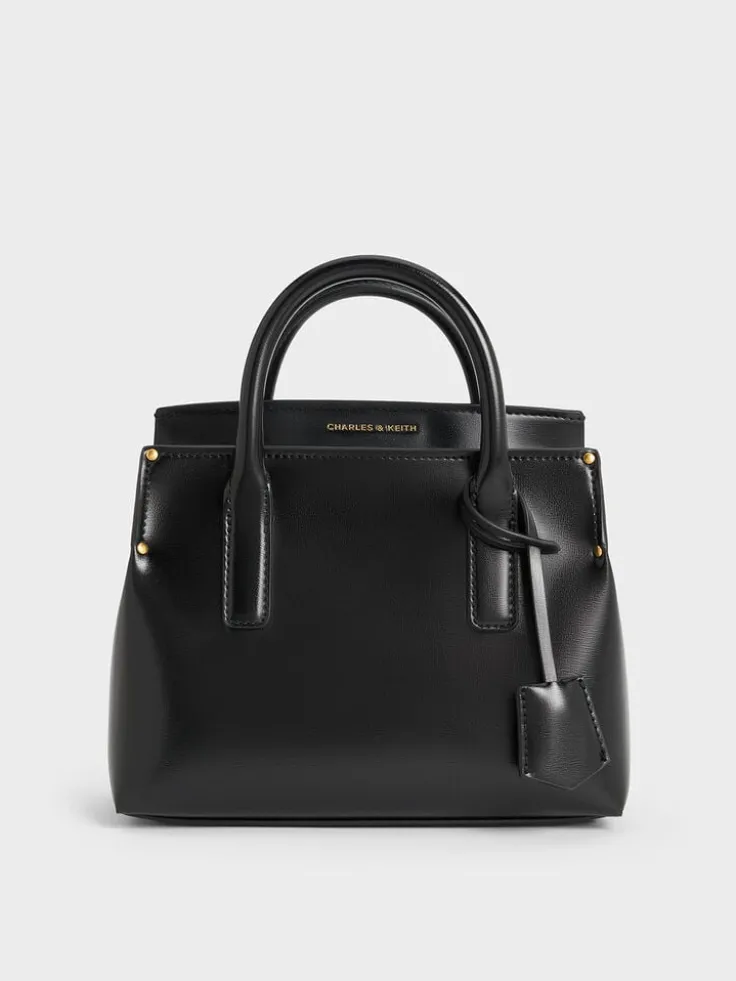 Rene Structured Top Handle Bag