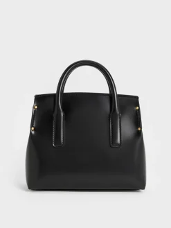 Rene Structured Top Handle Bag