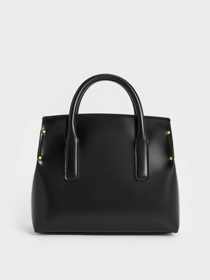 Rene Structured Top Handle Bag