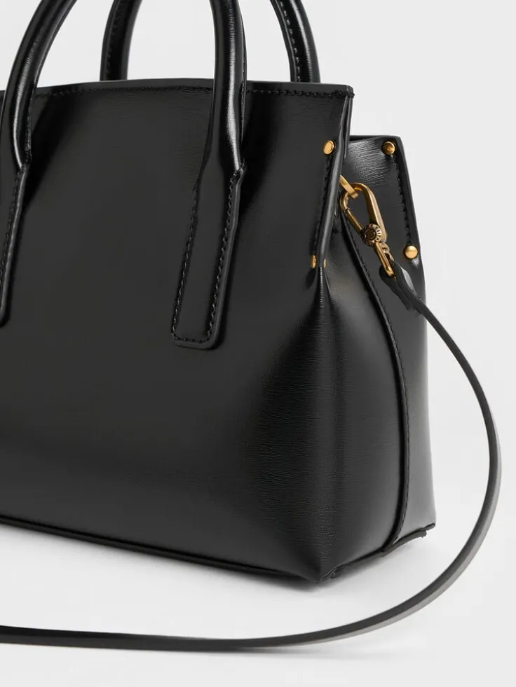 Rene Structured Top Handle Bag