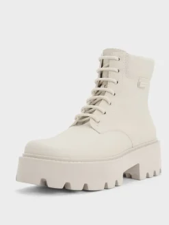 Ripley Ridged-Sole Ankle Boots