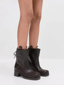 Rosamond Back-Lace Calf Boots