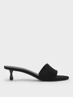 Ruthie Faux Suede Heeled Mules